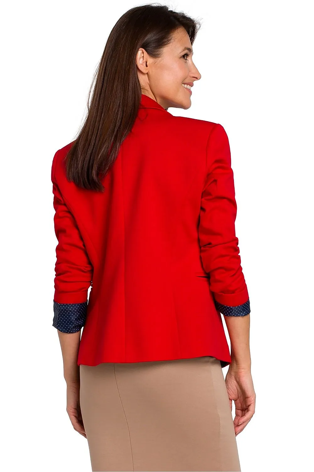 Dotted Lining Slim-Fit Blazer