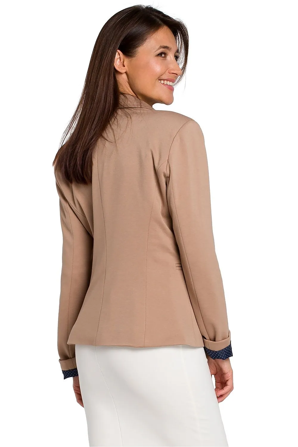 Dotted Lining Slim-Fit Blazer