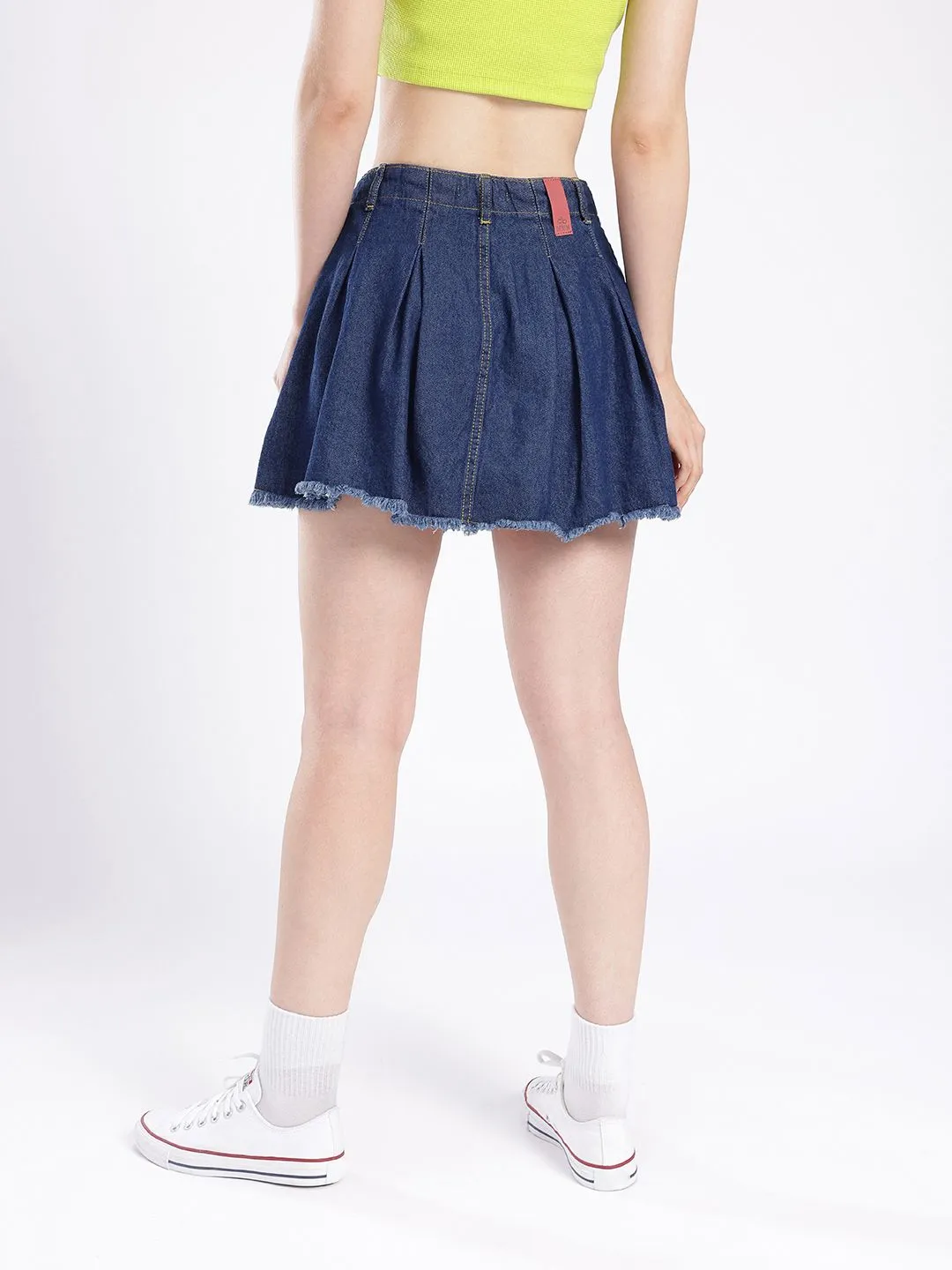 DressBerry Women Street Chic A-line Mini Denim Skirts