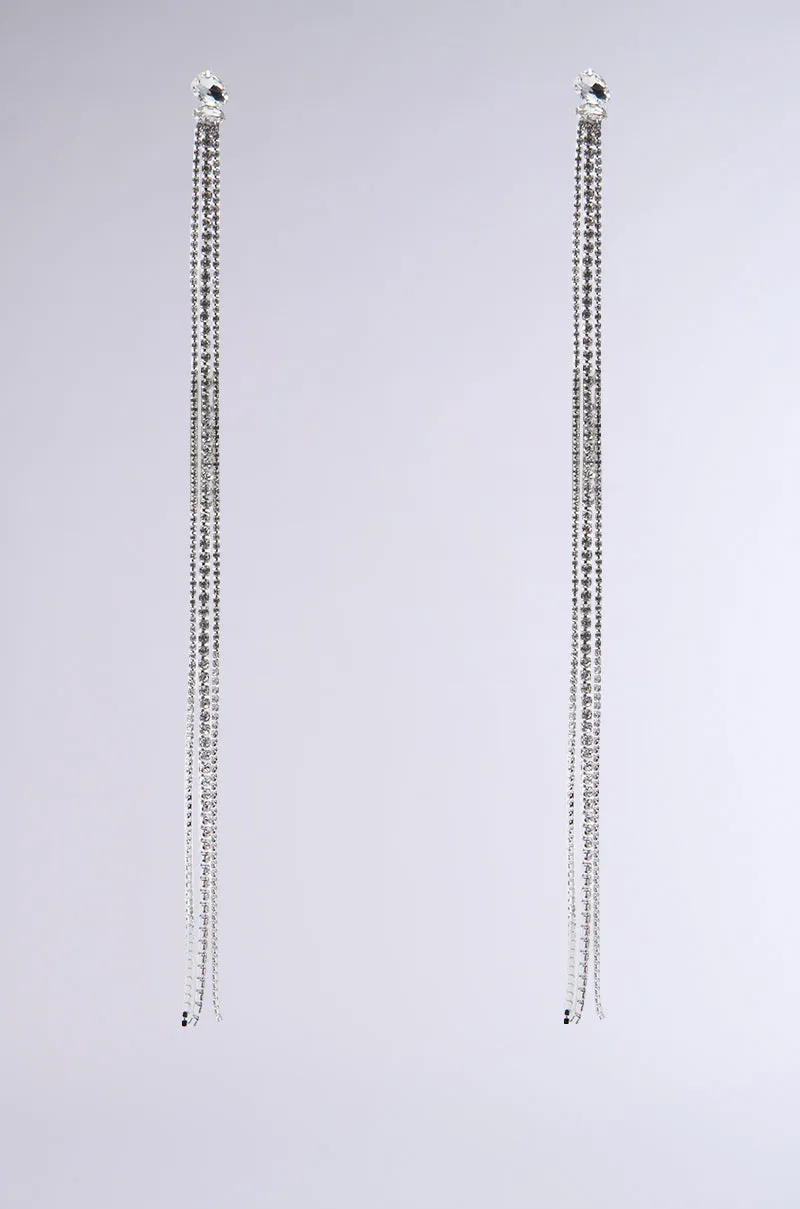 DRIPPED IN DIAMONDS STATEMENT EARRING