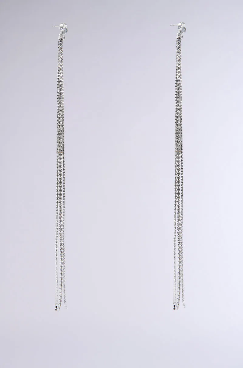 DRIPPED IN DIAMONDS STATEMENT EARRING
