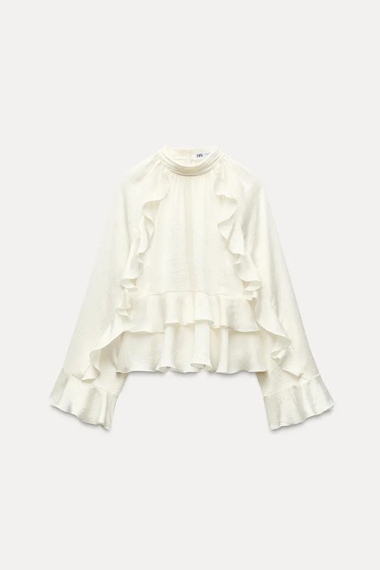 Elara | Ruffled Blouse