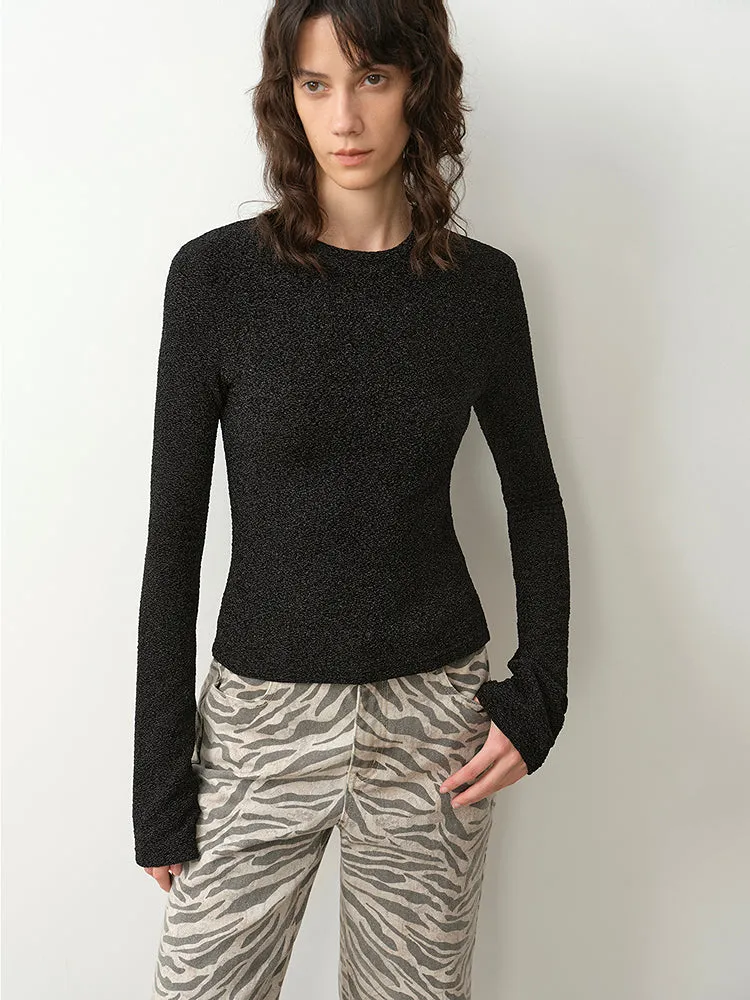 Elegant Metallic Shirt