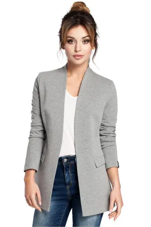 Elegant Unbuttoned Knit Jacket