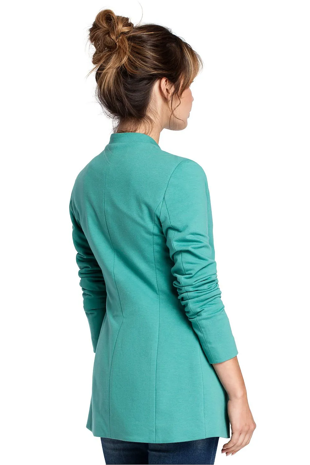 Elegant Unbuttoned Knit Jacket