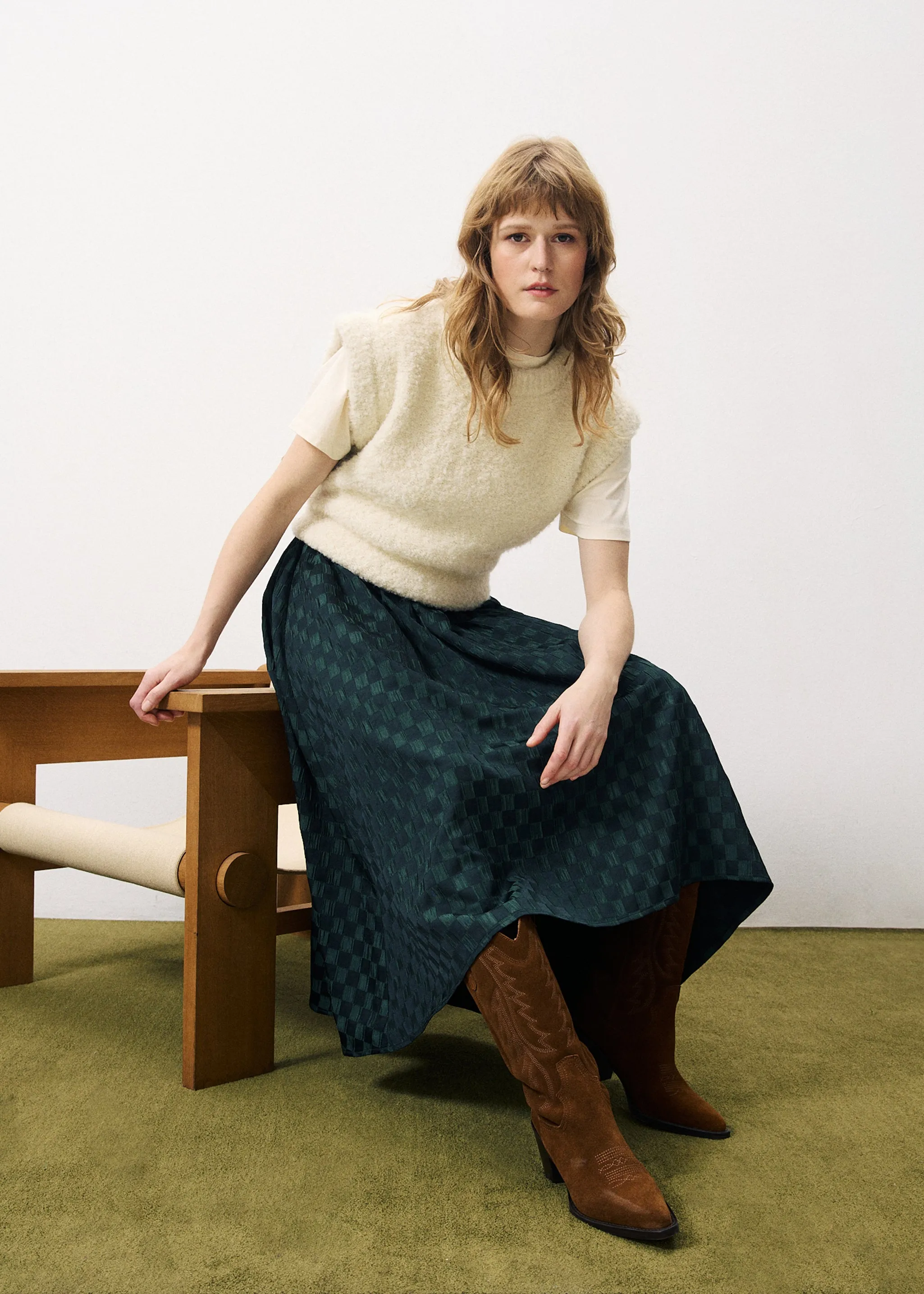 Emanuelle Skirt - Forest Green