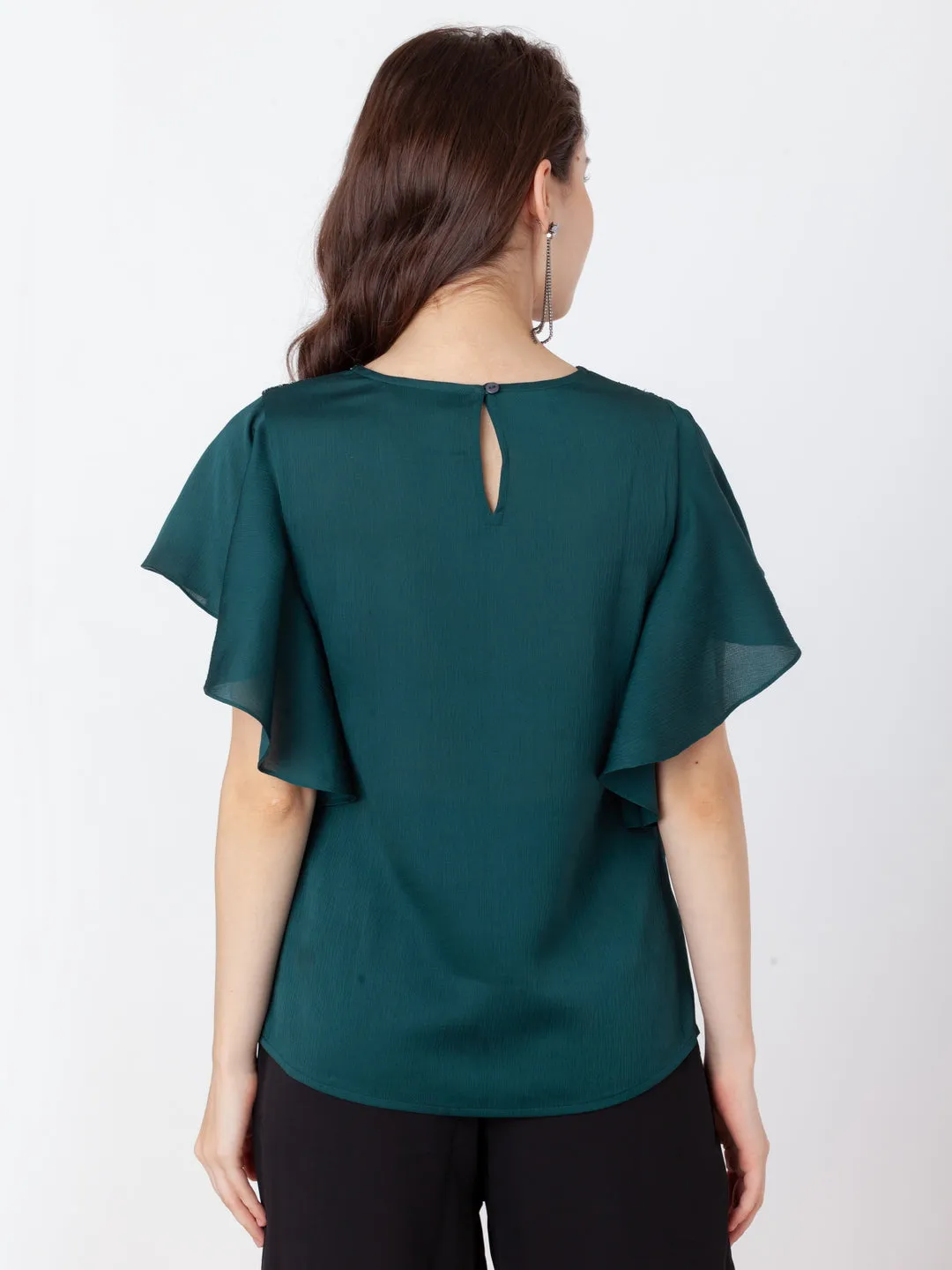 Embroidered Polyester Top