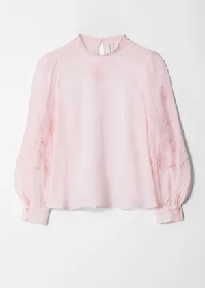 Embroidered Ramie Blouse