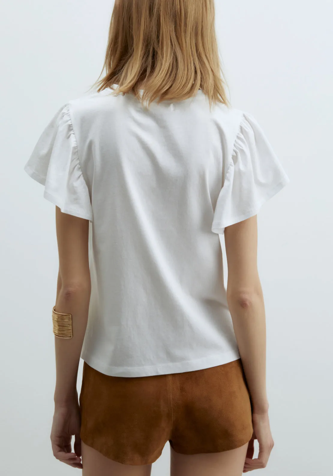 Embroidered T-Shirt - White