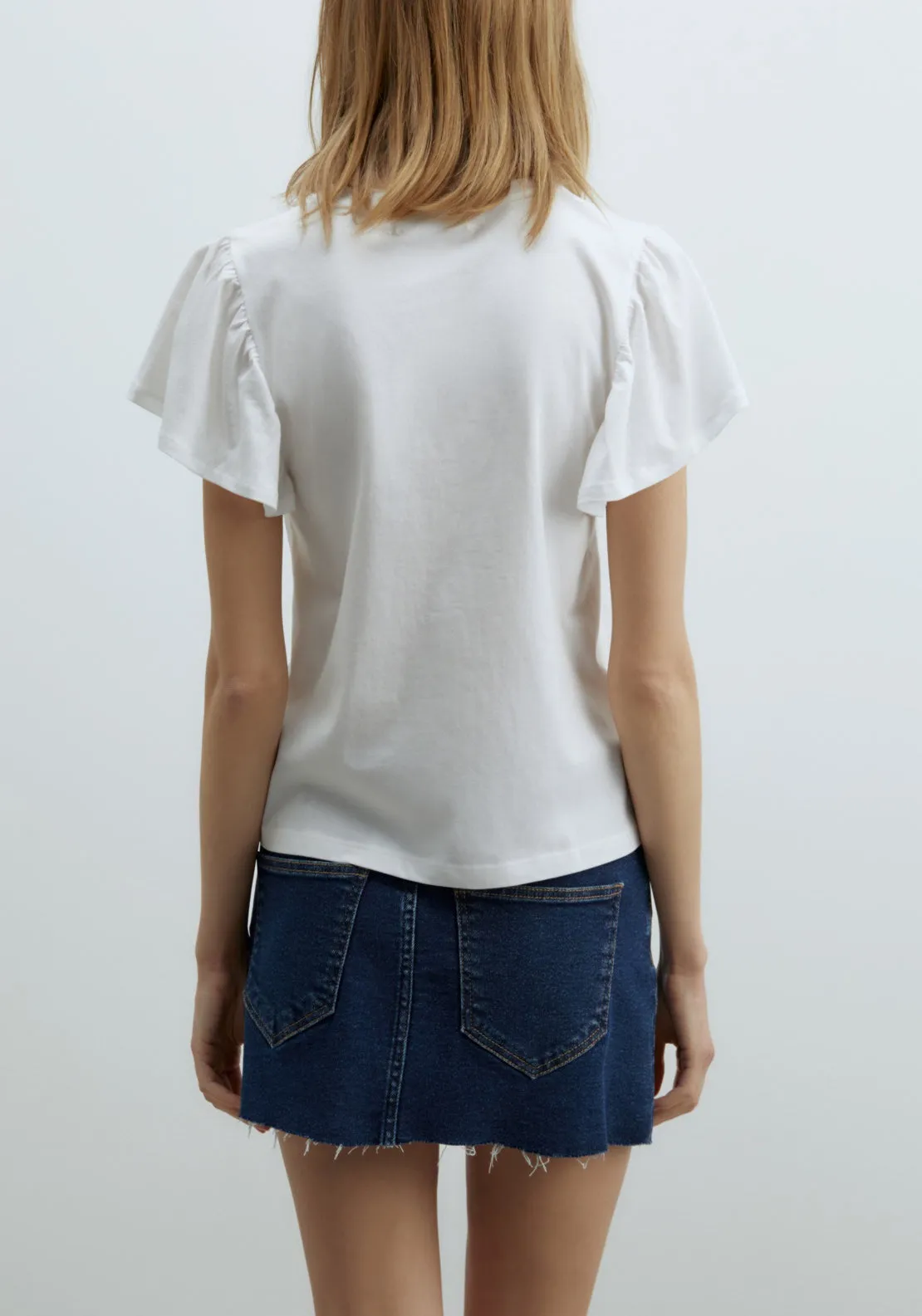 Embroidered T-Shirt - White