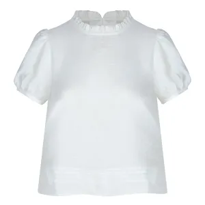 Emmeline Meringue Tencel Blouse