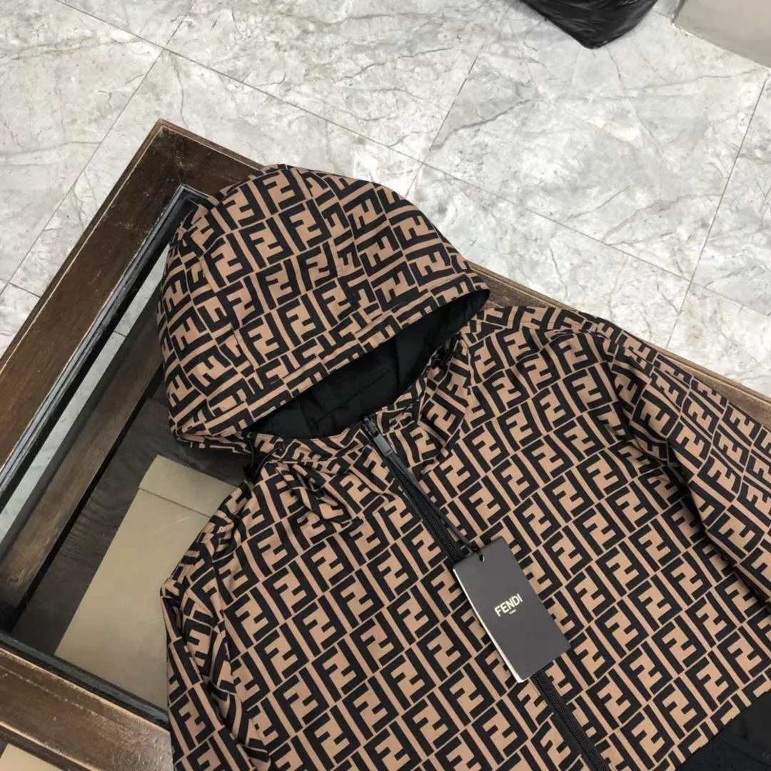Exclusive FF Logo Printed Reversible Jacket