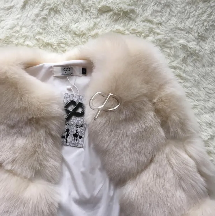 Fashion Winter Women Fur Vest Faux Fox Fur Vests Woman Fake Fur Coat Jacket Female Ladies Fur Coats Size S-XXXL