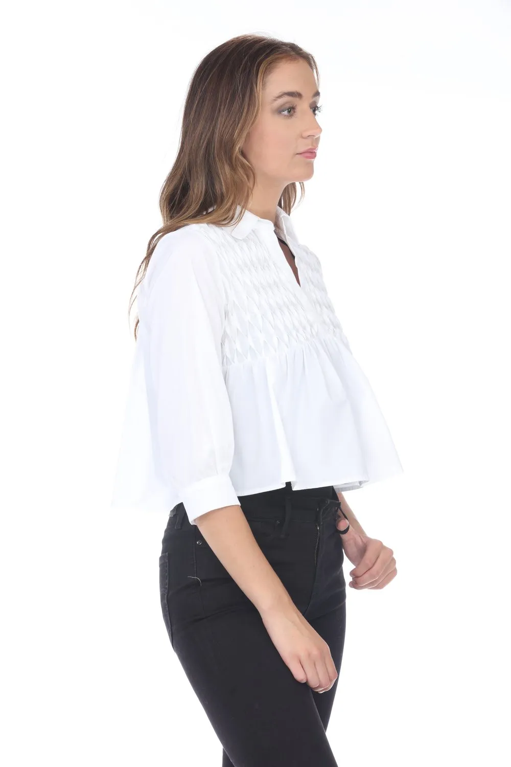 Fleur RuffleWave Top