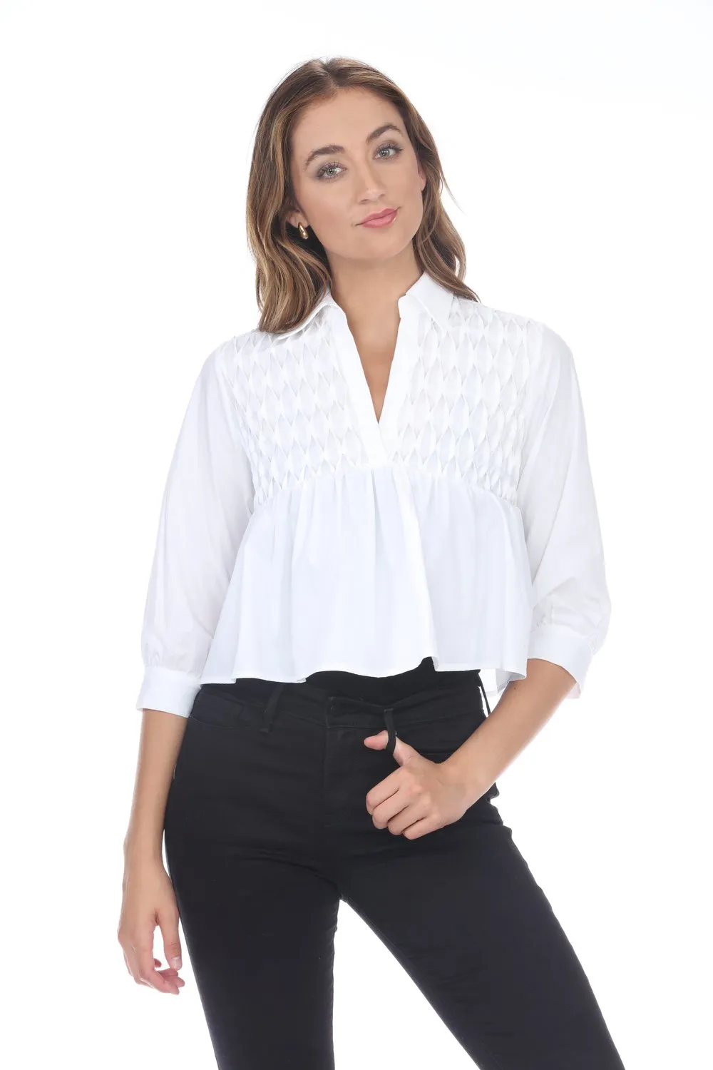 Fleur RuffleWave Top