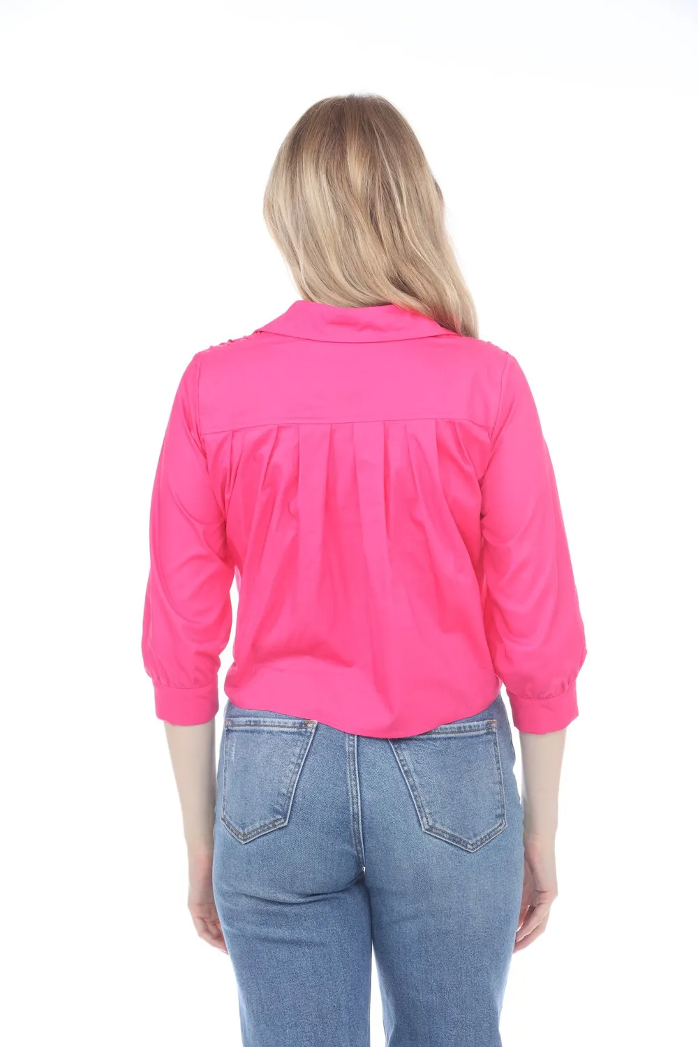 Fleur RuffleWave Top