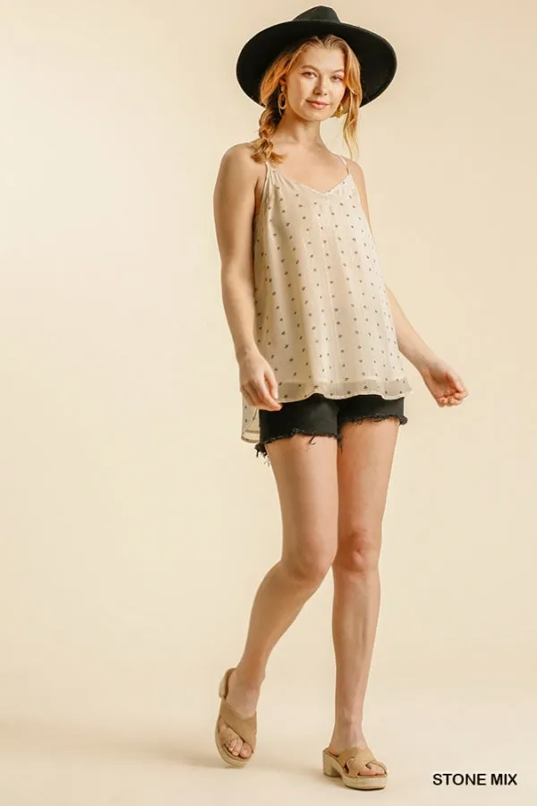 Flowy Shimmery Metallic Top