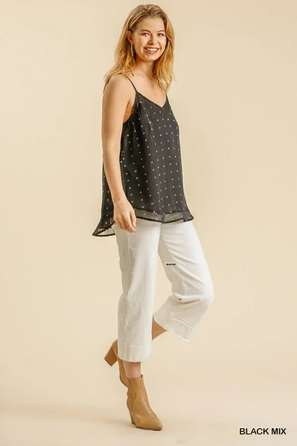 Flowy Shimmery Metallic Top