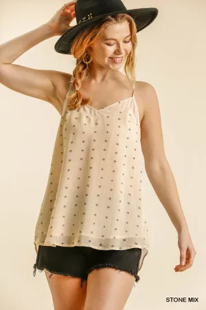 Flowy Shimmery Metallic Top