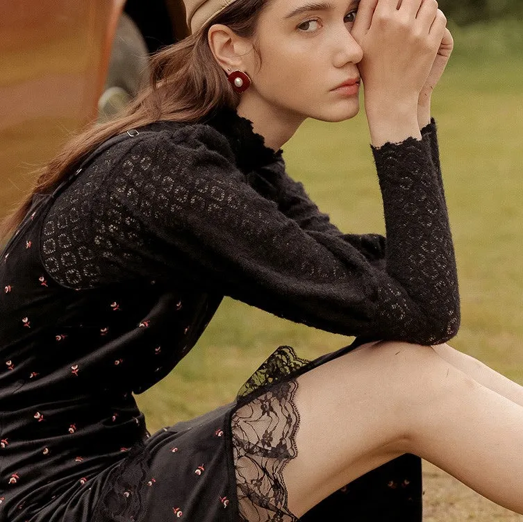 French girl sheer tops