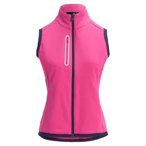 Full Zip Vest Bright Pink/Refined Navy