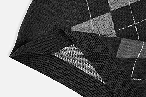 Gafeng Argyle Sweater Vest, Slim Fit
