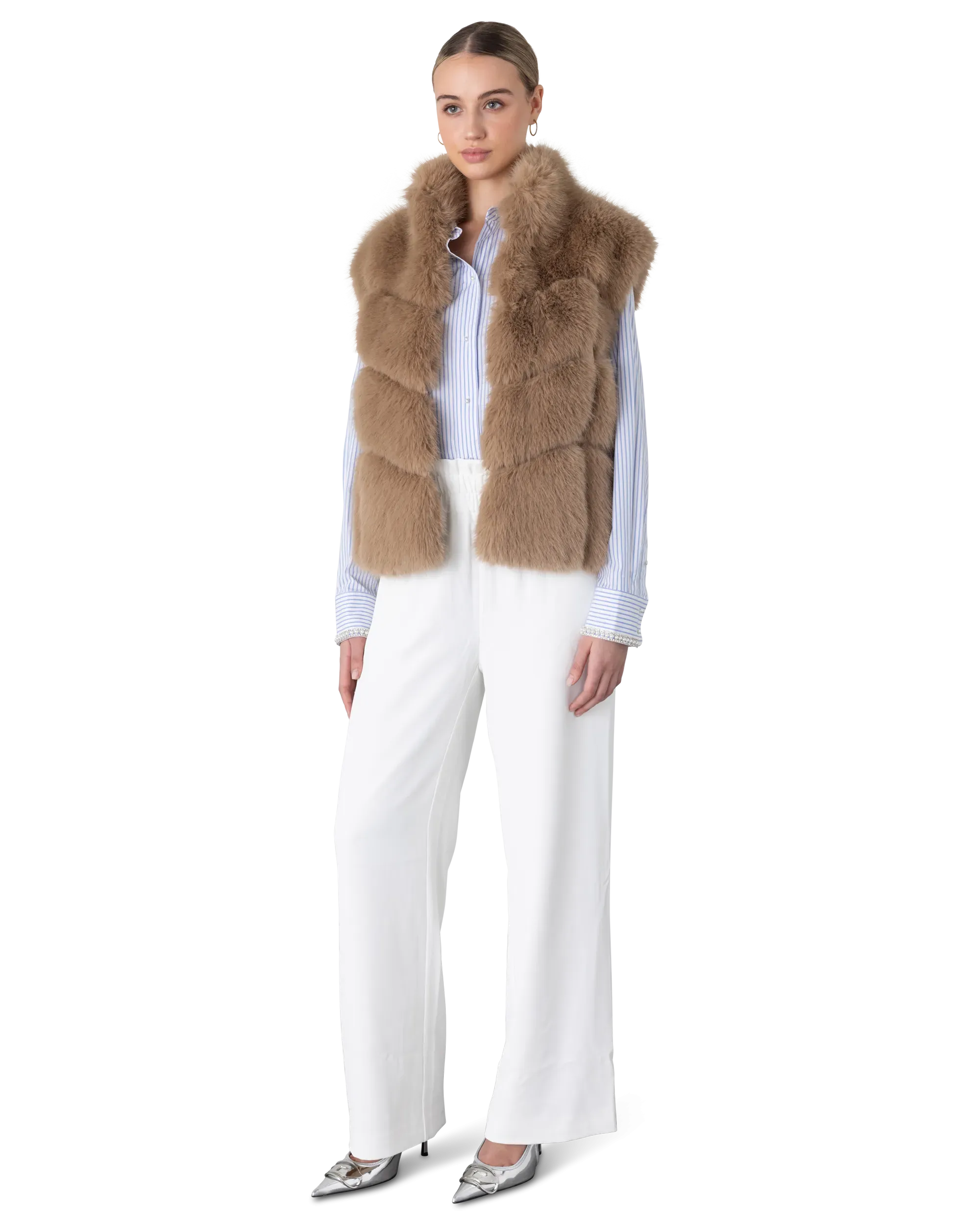 Generation Love Rosario Faux Fur Vest