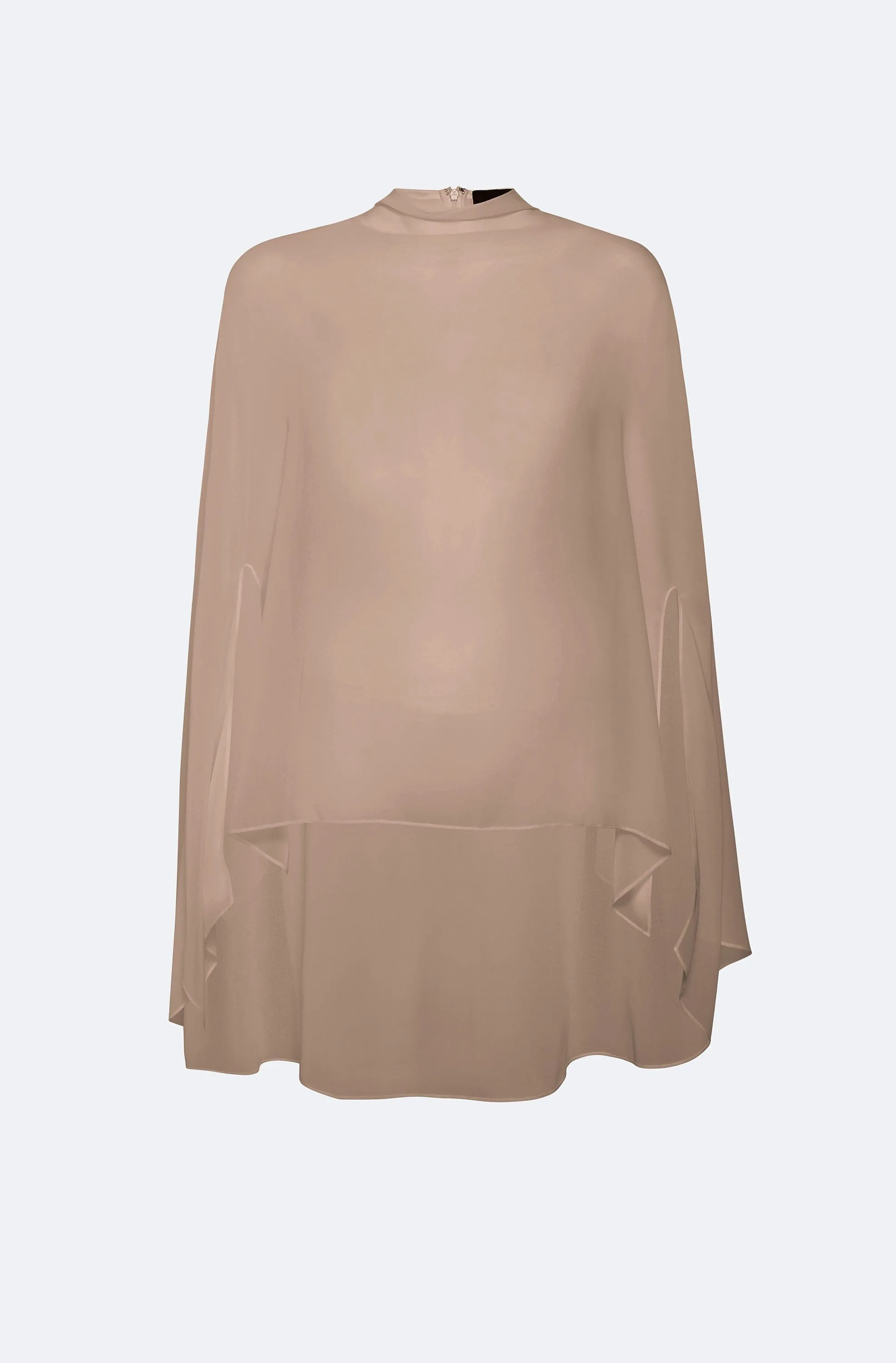Georgette Oversized Cape Tee