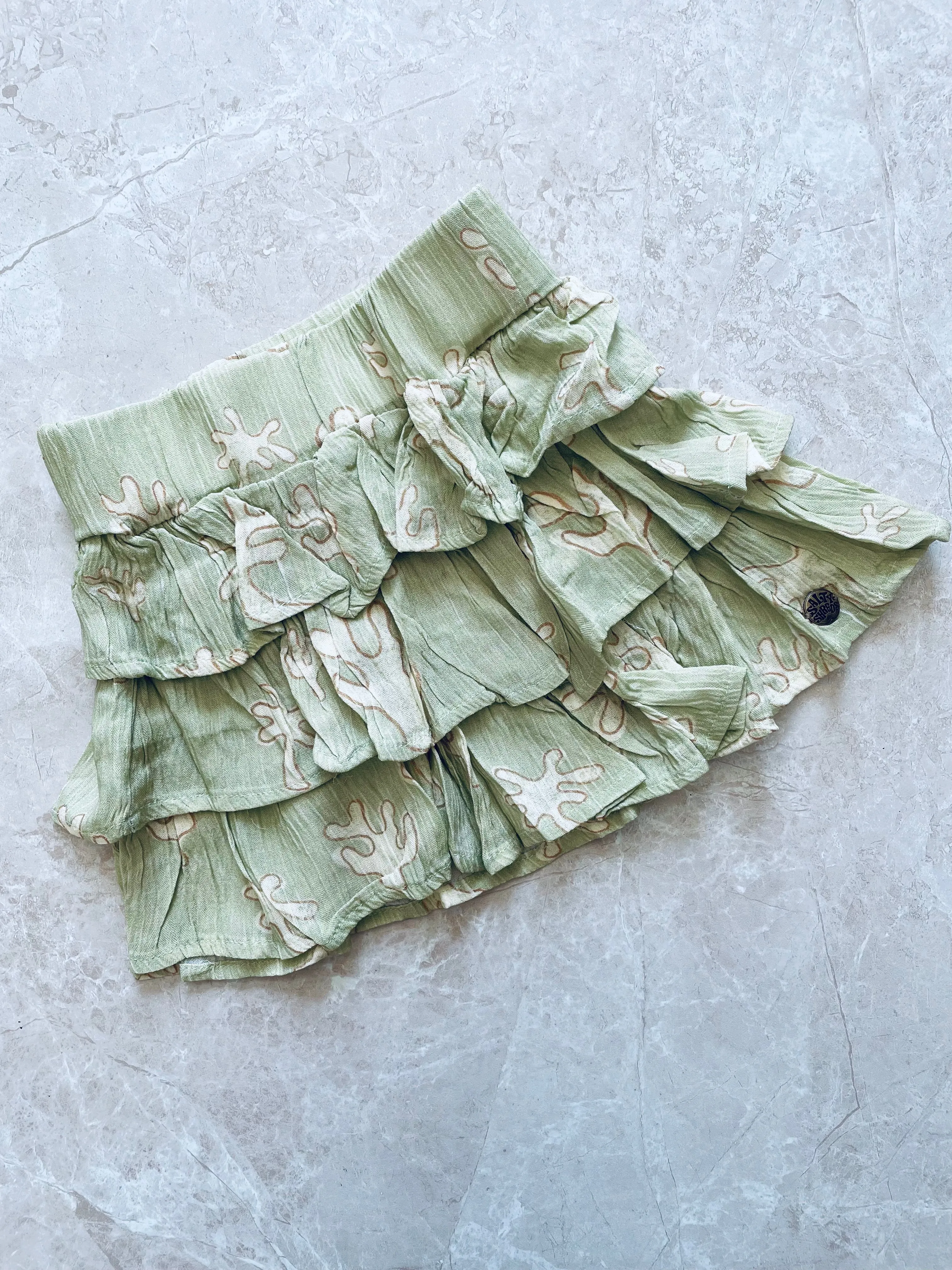 Golden Dayz summer flow skirt - Khaki