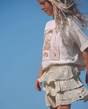 Golden Dayz summer flow skirt - Khaki