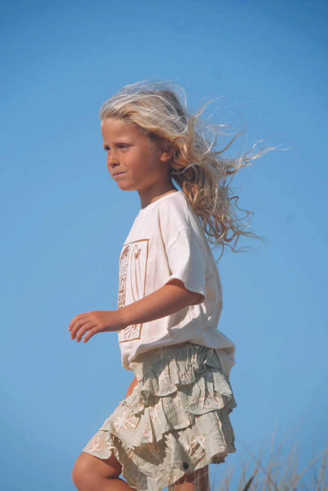 Golden Dayz summer flow skirt - Khaki