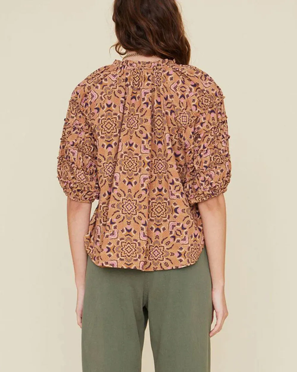 Golden Flora Lucia Top