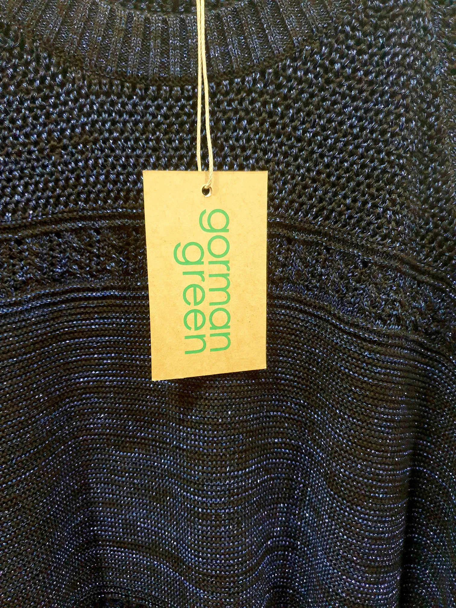 Gorman blue metallic knit top size 18 (2024 style)