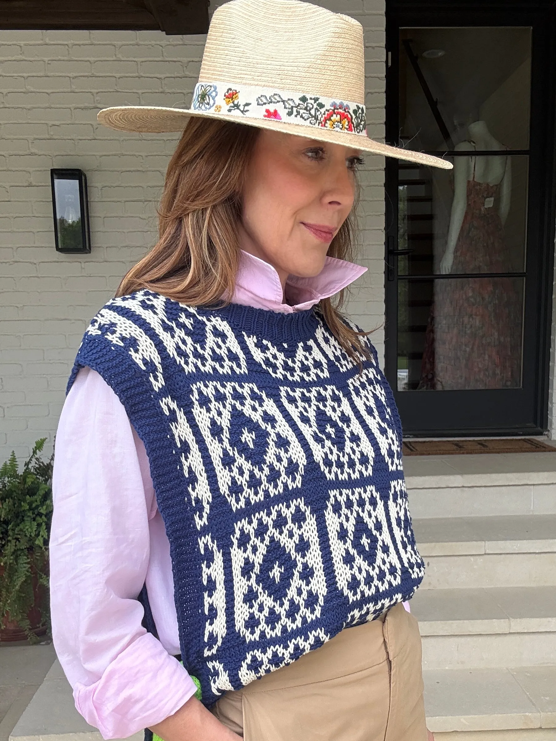 GUSTO NAVY VEST
