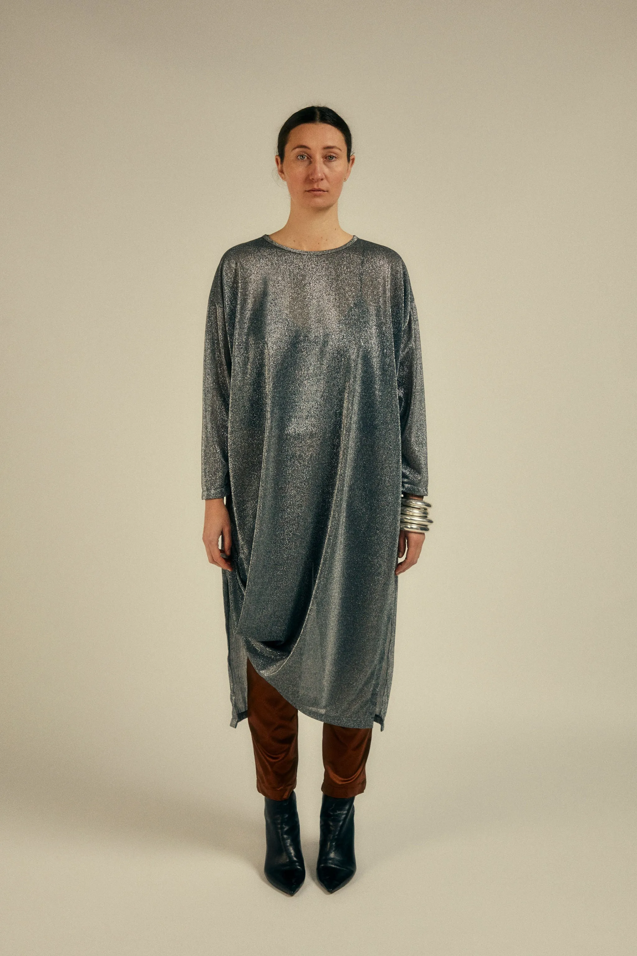 Hampton Metallic Sheath Dress