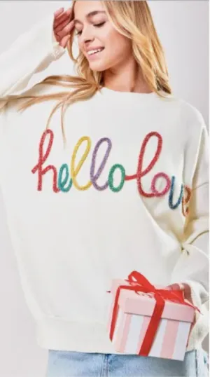 Hello Love Sweater