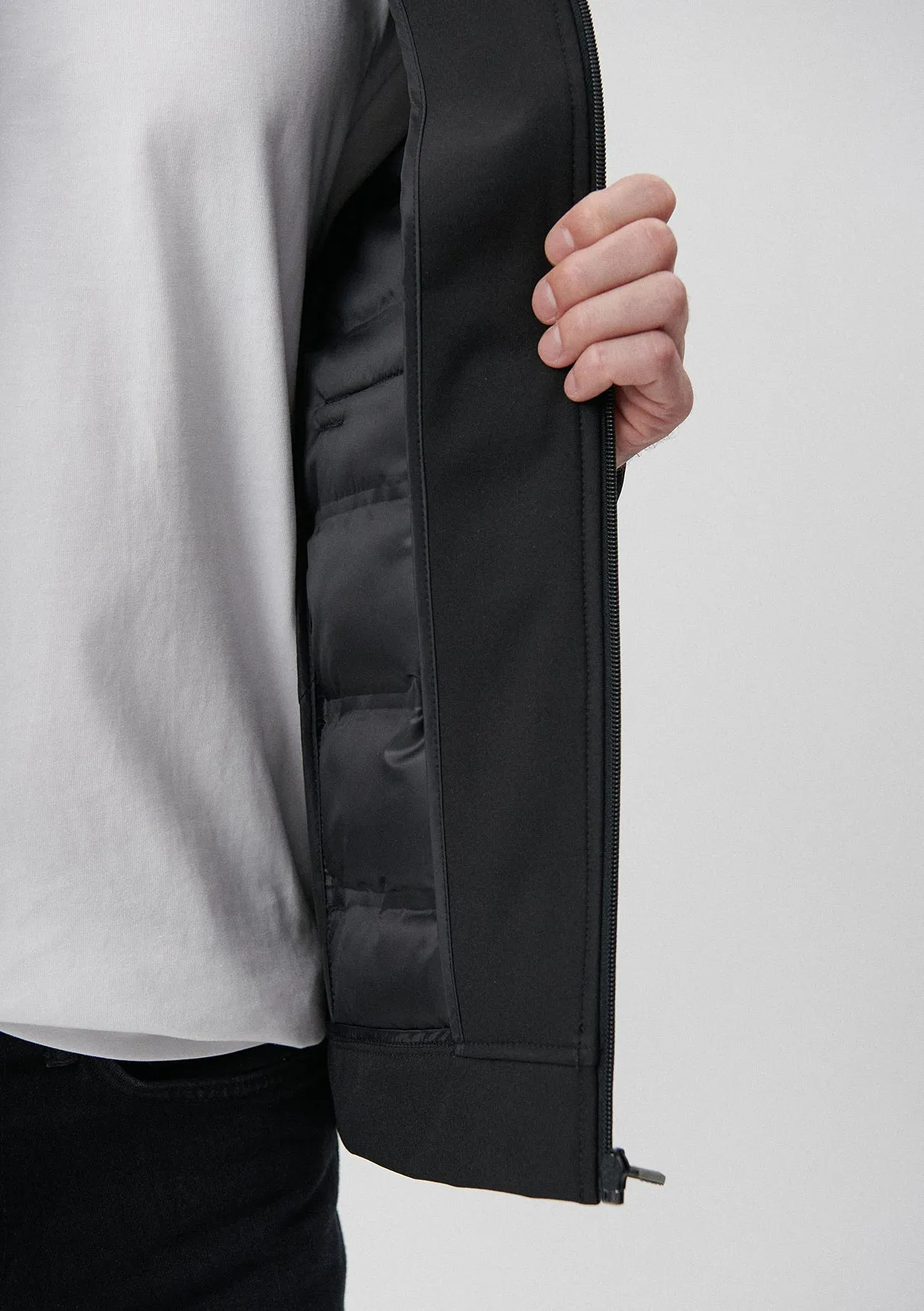 Hooded Black Jacket