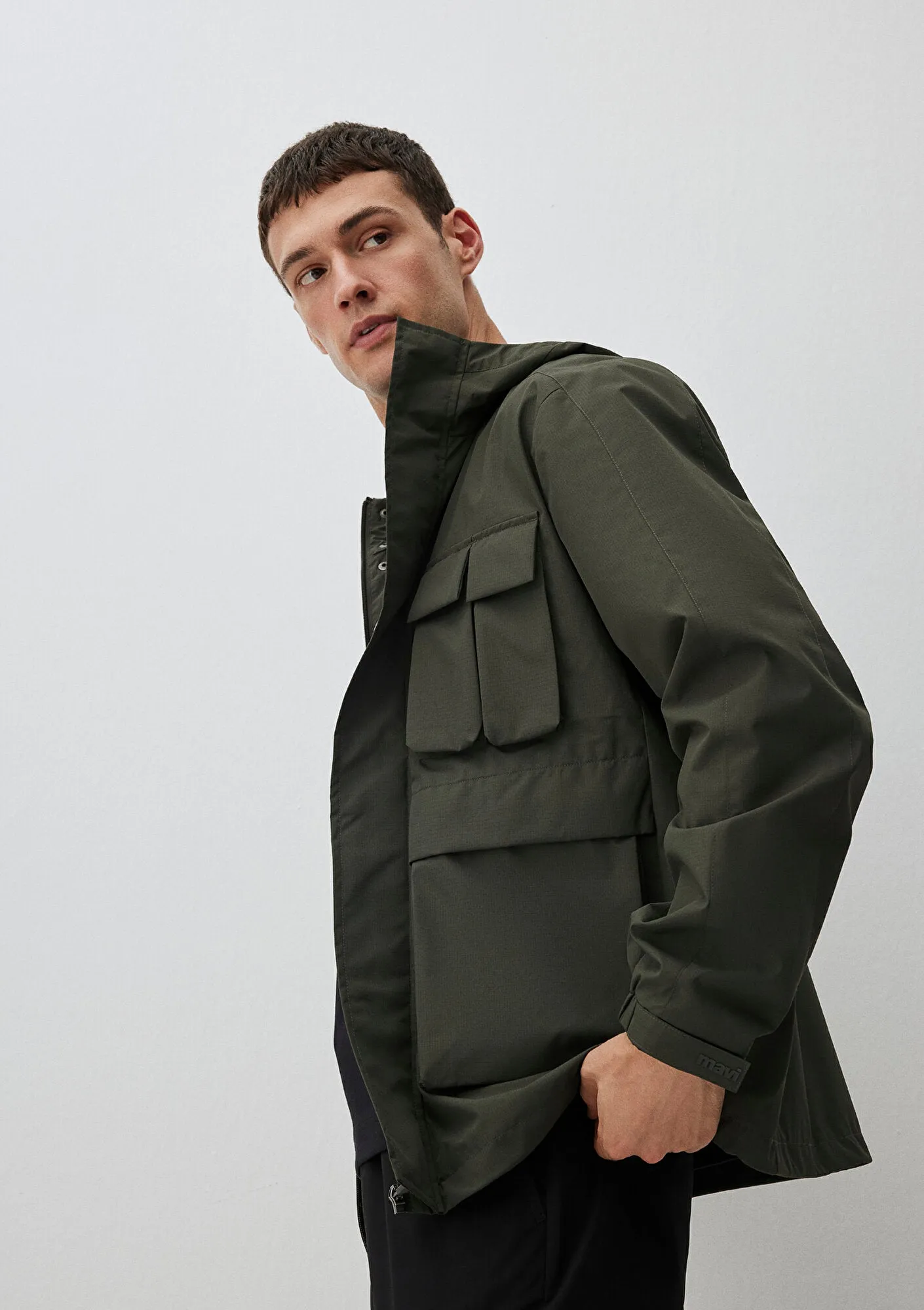 Hooded Black Jacket