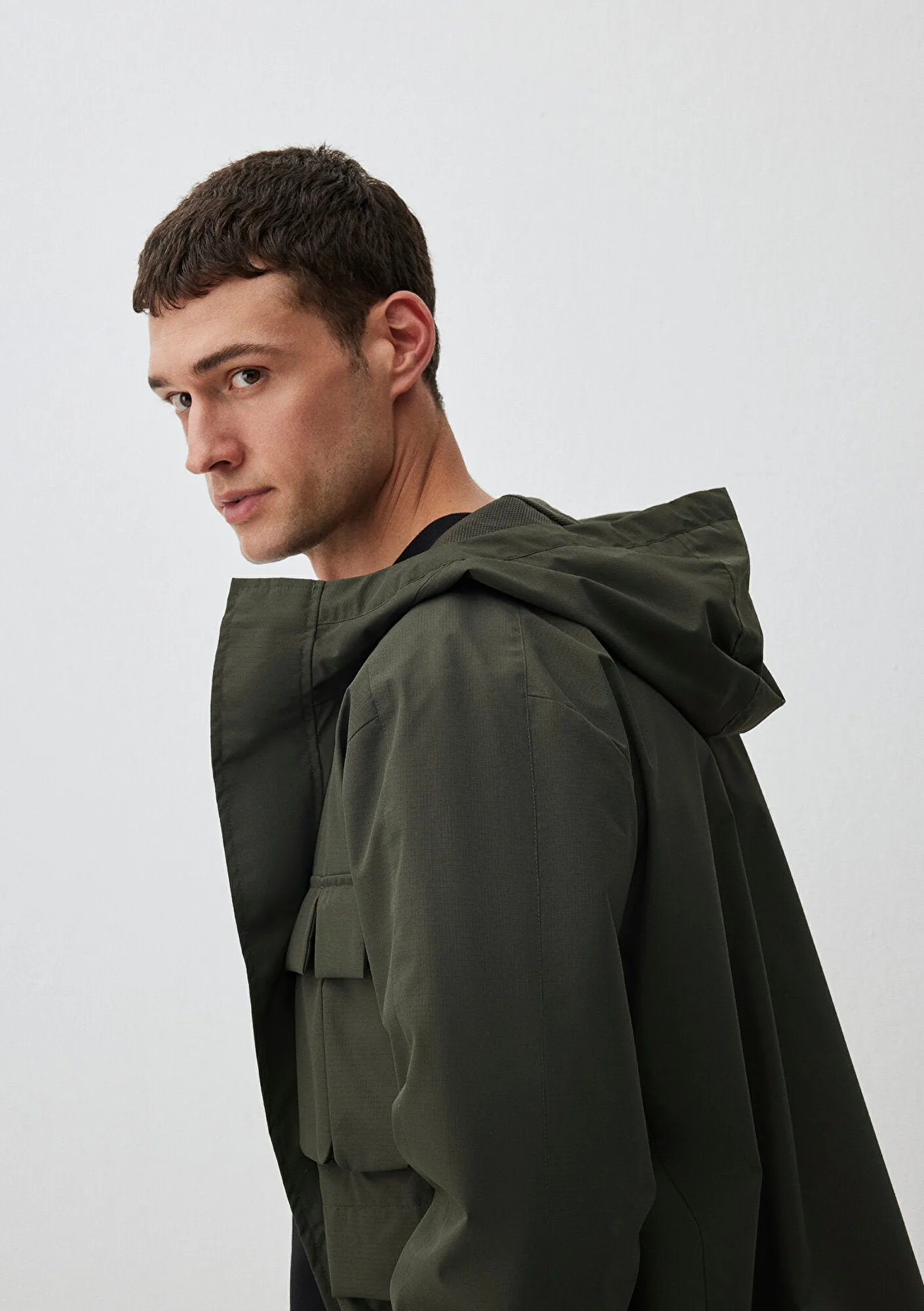 Hooded Black Jacket