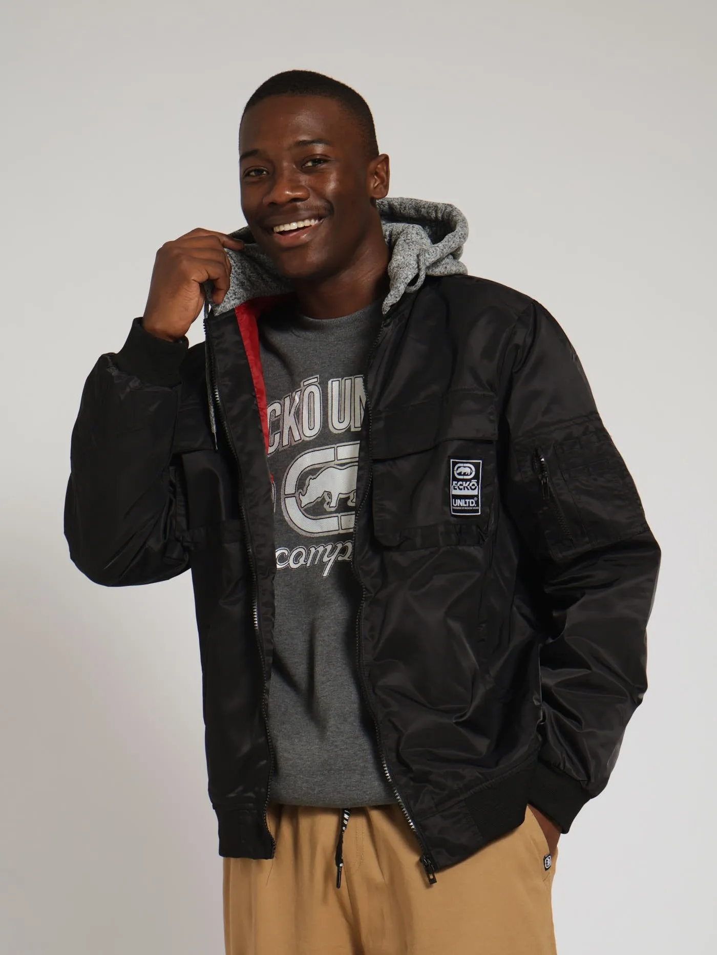 Hooded Jacket - Black