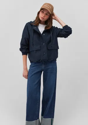 Hooded Navy Jacket