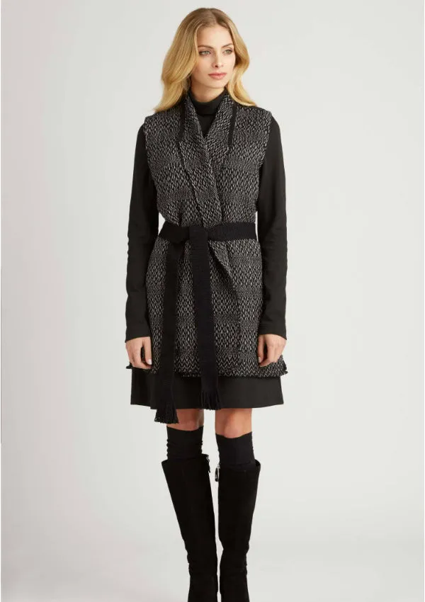 Indigenous Belted Knit Vest Final Sale