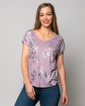 Isla Metallic Splash Tee