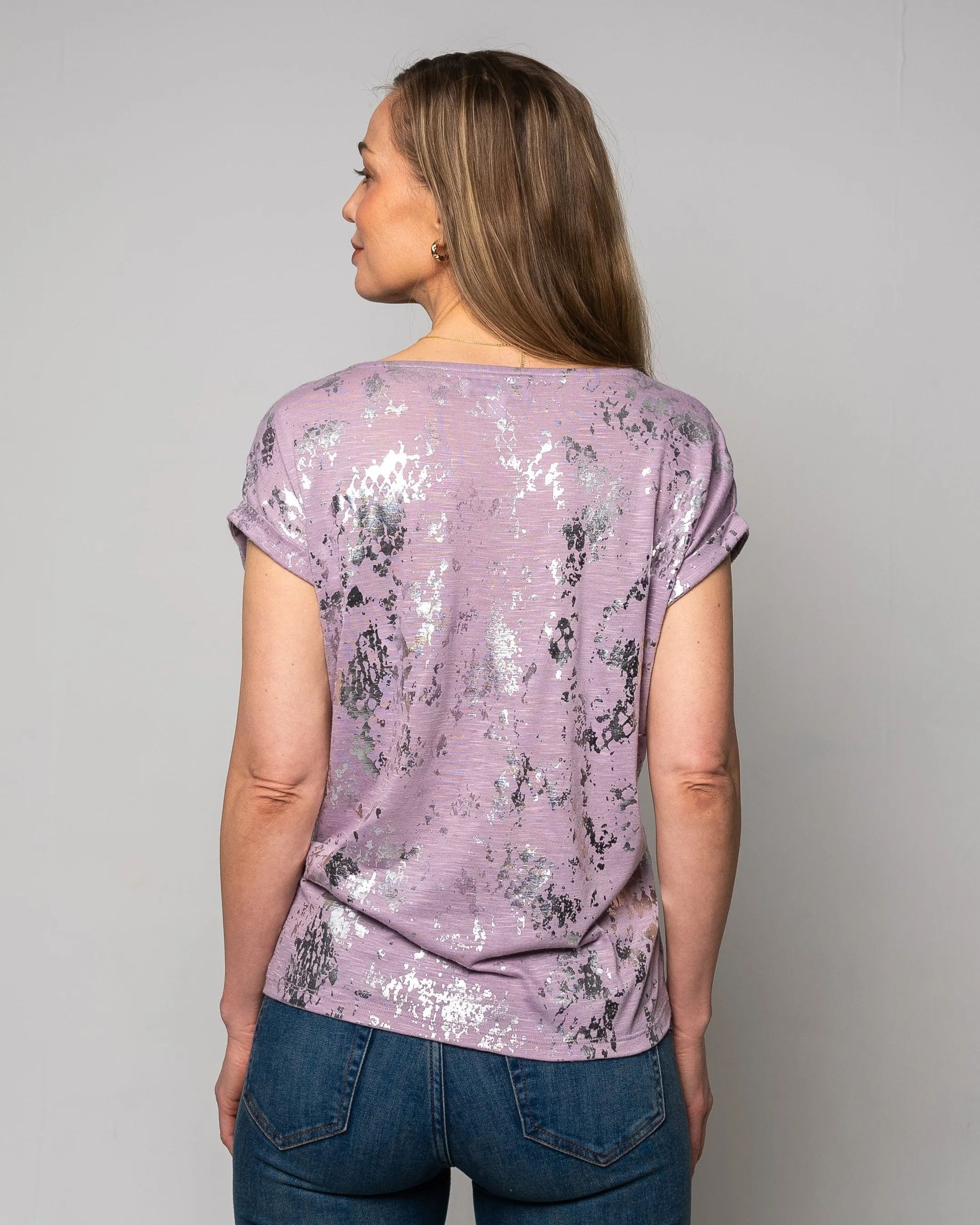 Isla Metallic Splash Tee