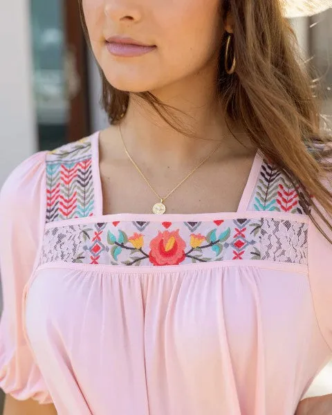 Island Embroidered Top