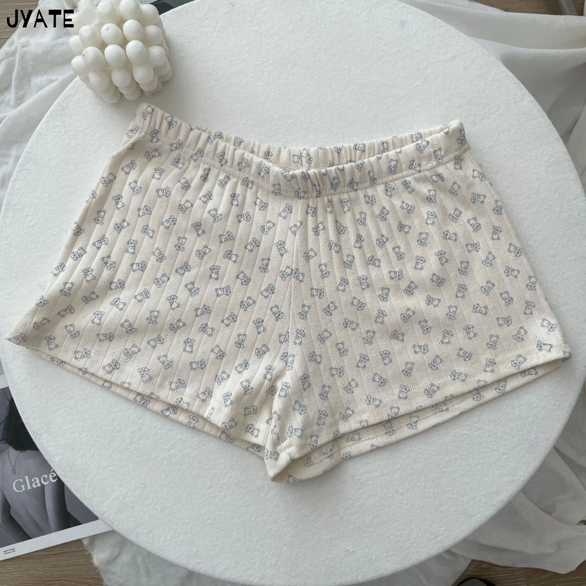 JazzHer Vintage Floral Print Eyelet Bow Cropped Vests Women Streetwear Casual Slim Lace Trim Camis Sweet Preppy Style Cute Tank Tops Y2K