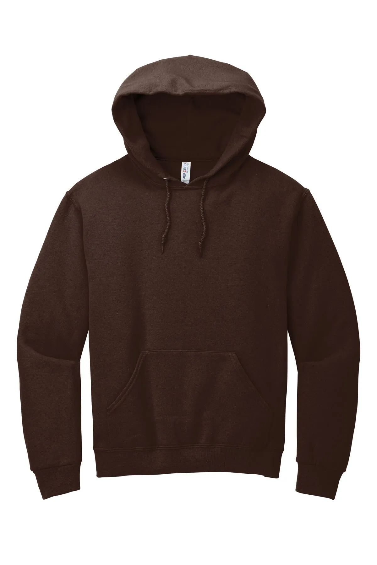 Jerzees NuBlend Pullover Hooded Sweatshirt.  996M Chocolate