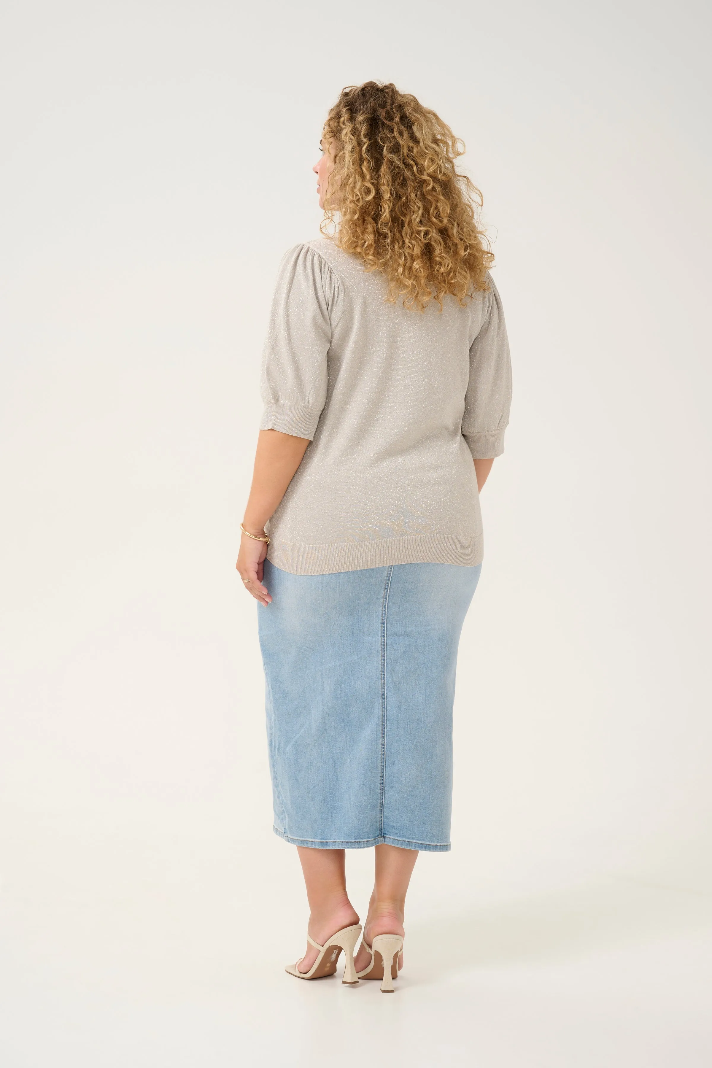 Kaffe Curve Regitta Knit Silver