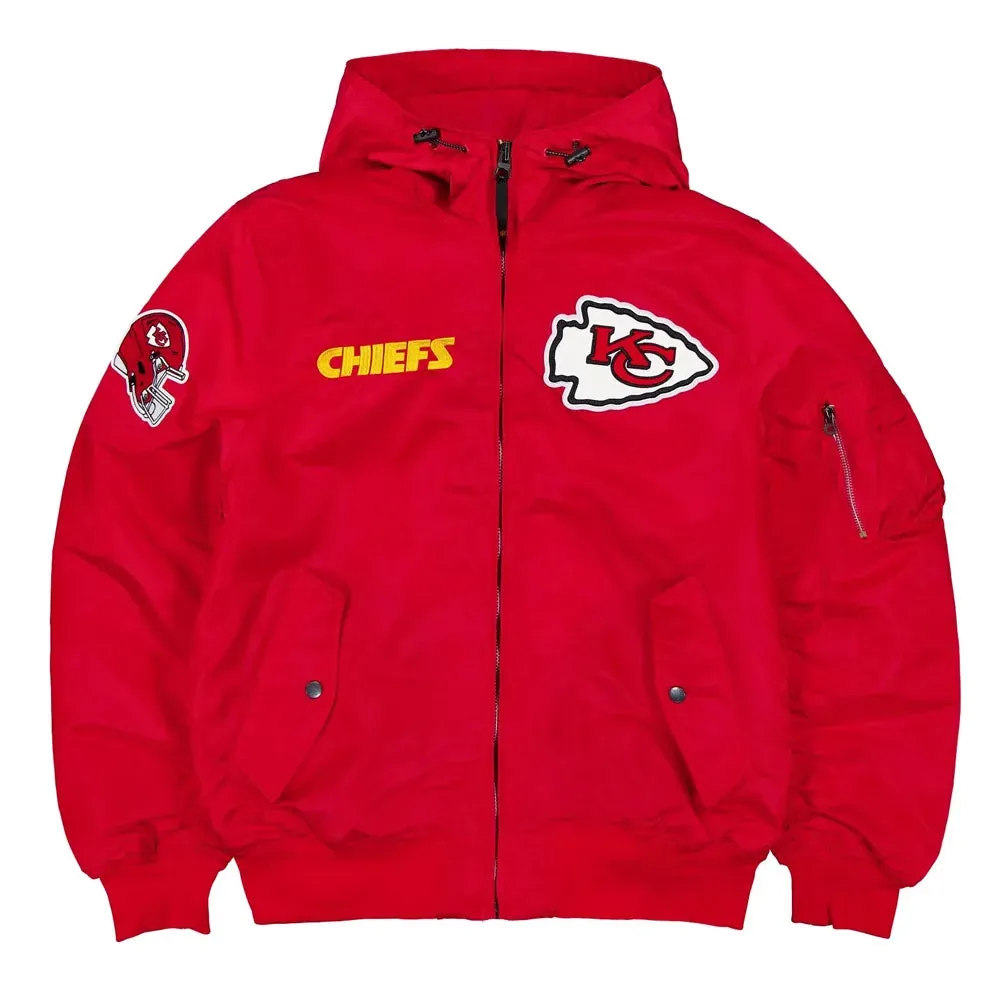 Kansas City Chiefs Historic L-2B Hooded Bomber Jacket