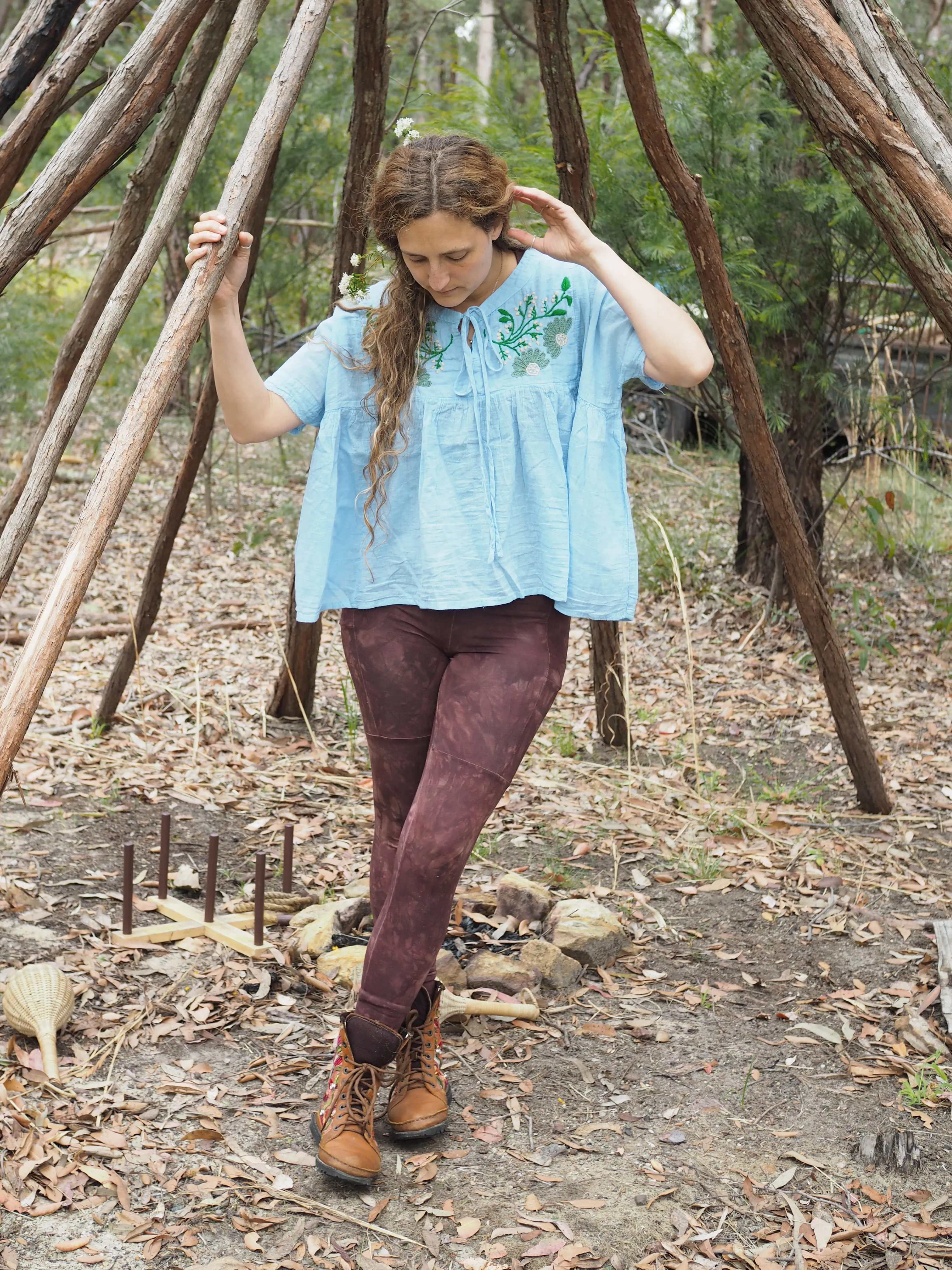 Karuna Blouse - Bluebells